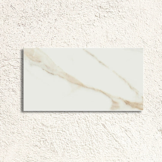 Lumiere Natural Satin 30 x 60cm glazed porcelain marble effect tile face
