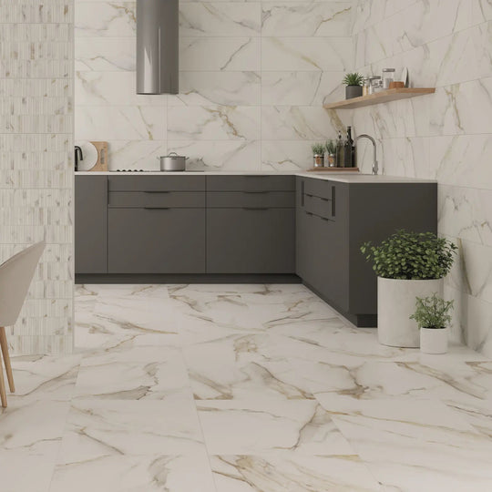 Lumiere Natural Satin 30 x 60cm Porcelain Tile - alternate view