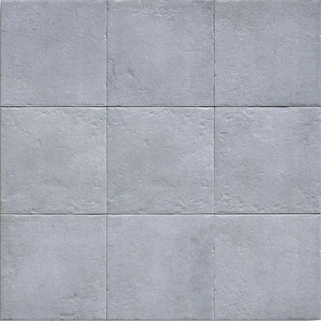 Tahoe Blue 20x20cm rustic porcelain tile laid canvas view