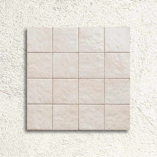 Bahia White 15 x 15cm Porcelain Tile - alternate view