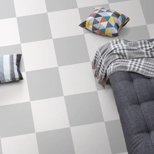 Barcelona Gris 25 x 25cm grey porcelain tile room setting