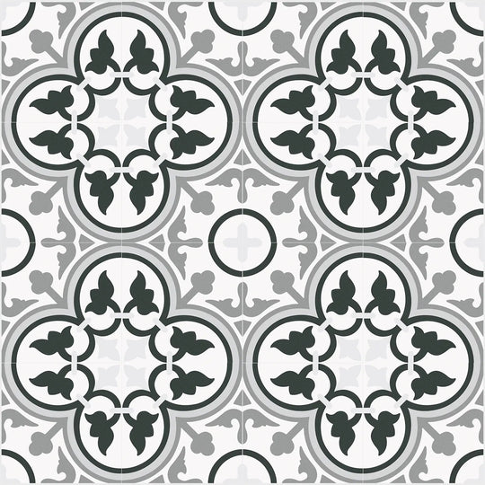 Barcelona Classic Pattern 25 x 25cm Porcelain Tile - alternate view