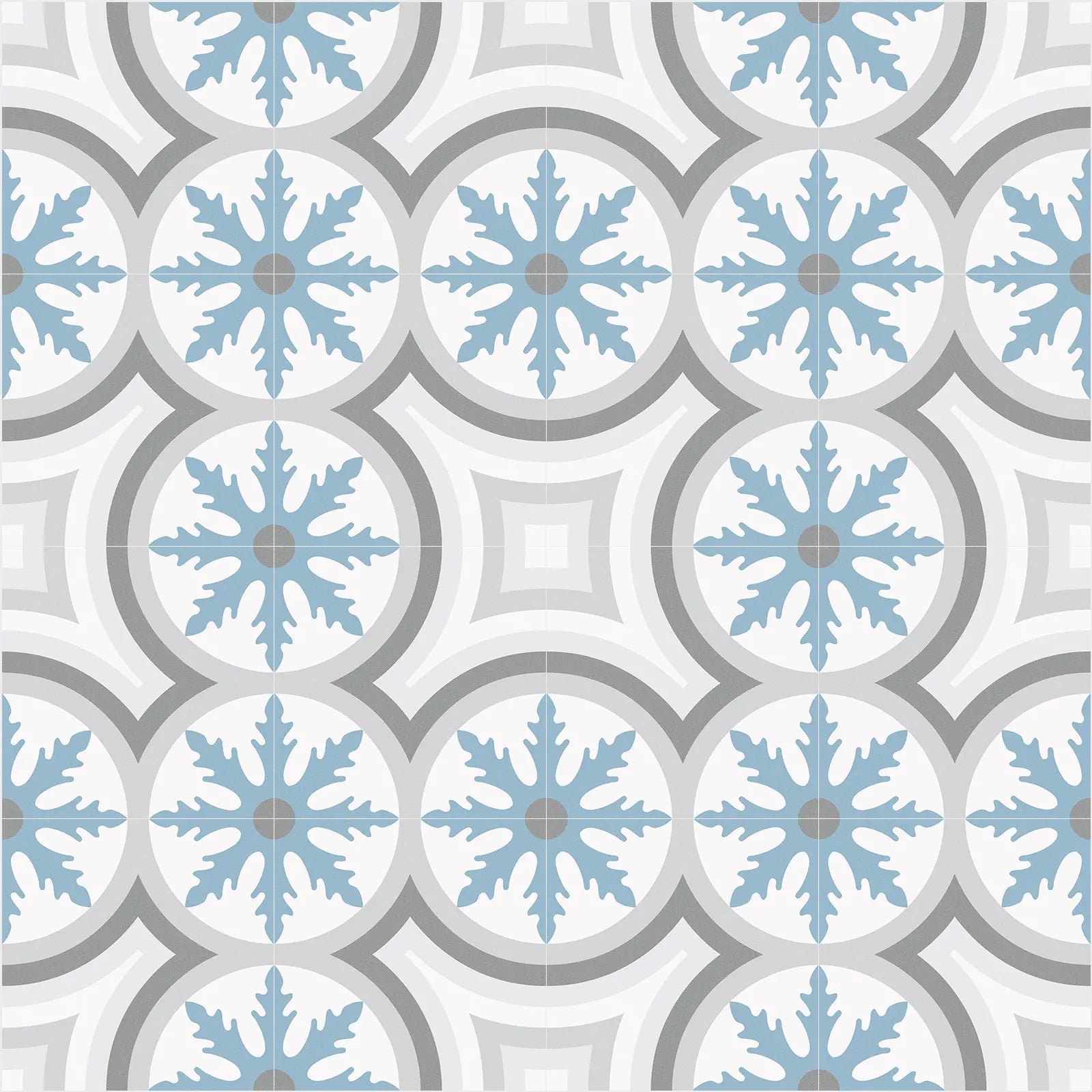 Barcelona Mar Pattern 25 x 25cm patterned porcelain tile design