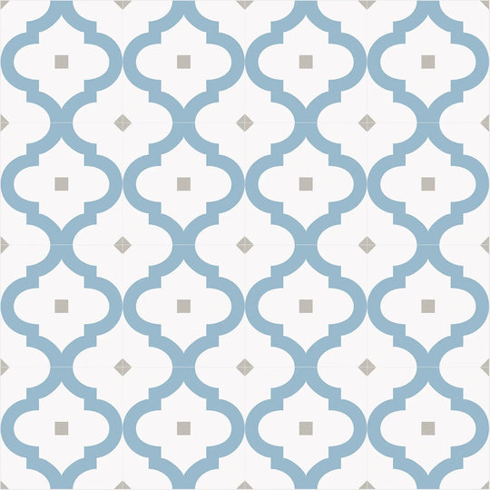 Barcelona Greco Pattern 25 x 25cm Porcelain Tile - alternate view
