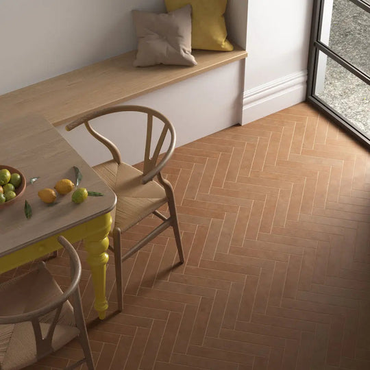Sutton Clay 6 x 30cm Porcelain Tile - alternate view