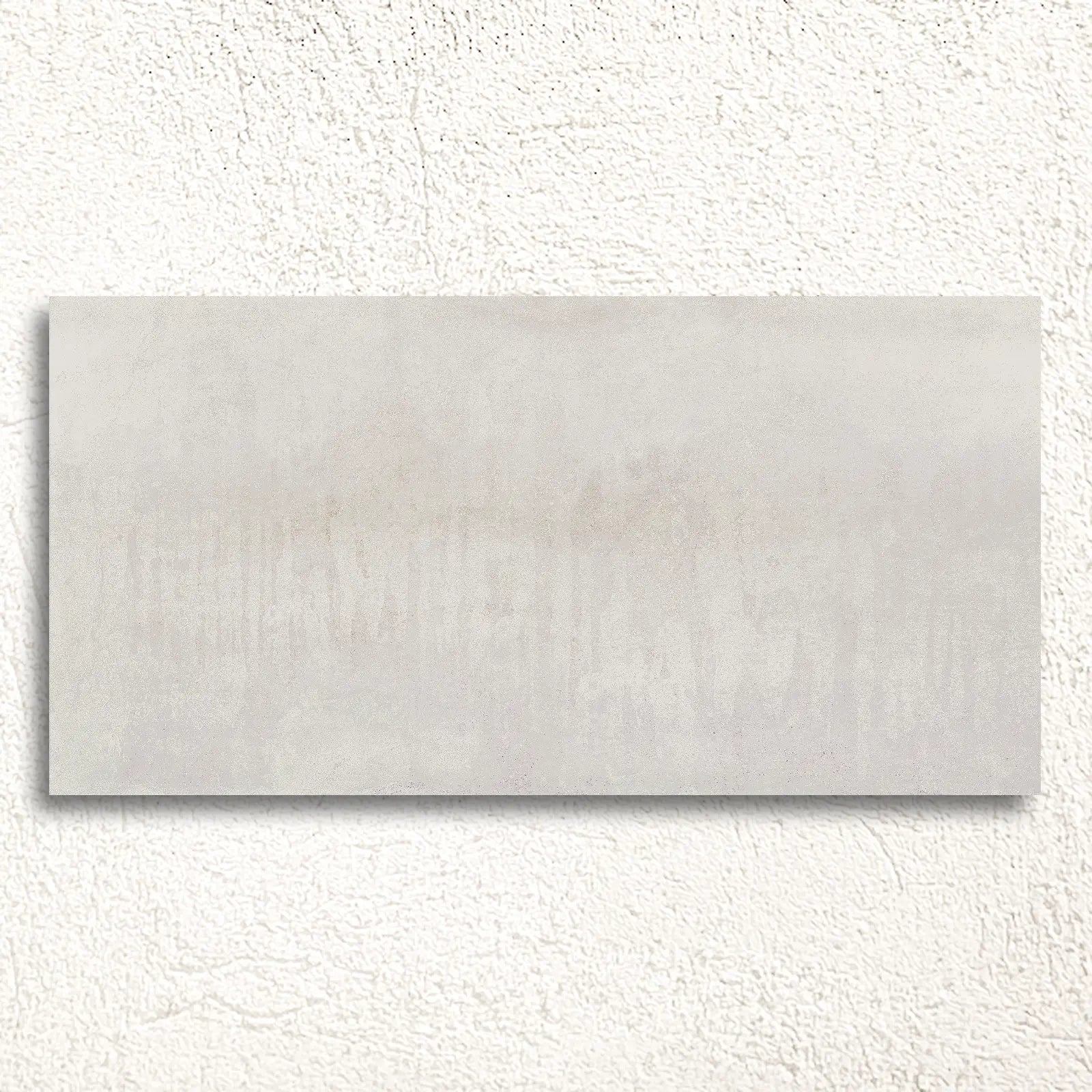 Ionic White 60 x 120cm porcelain metal effect tile face