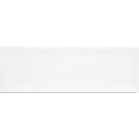 Aria White Matt 10 x 30cm Ceramic Tile - alternate view