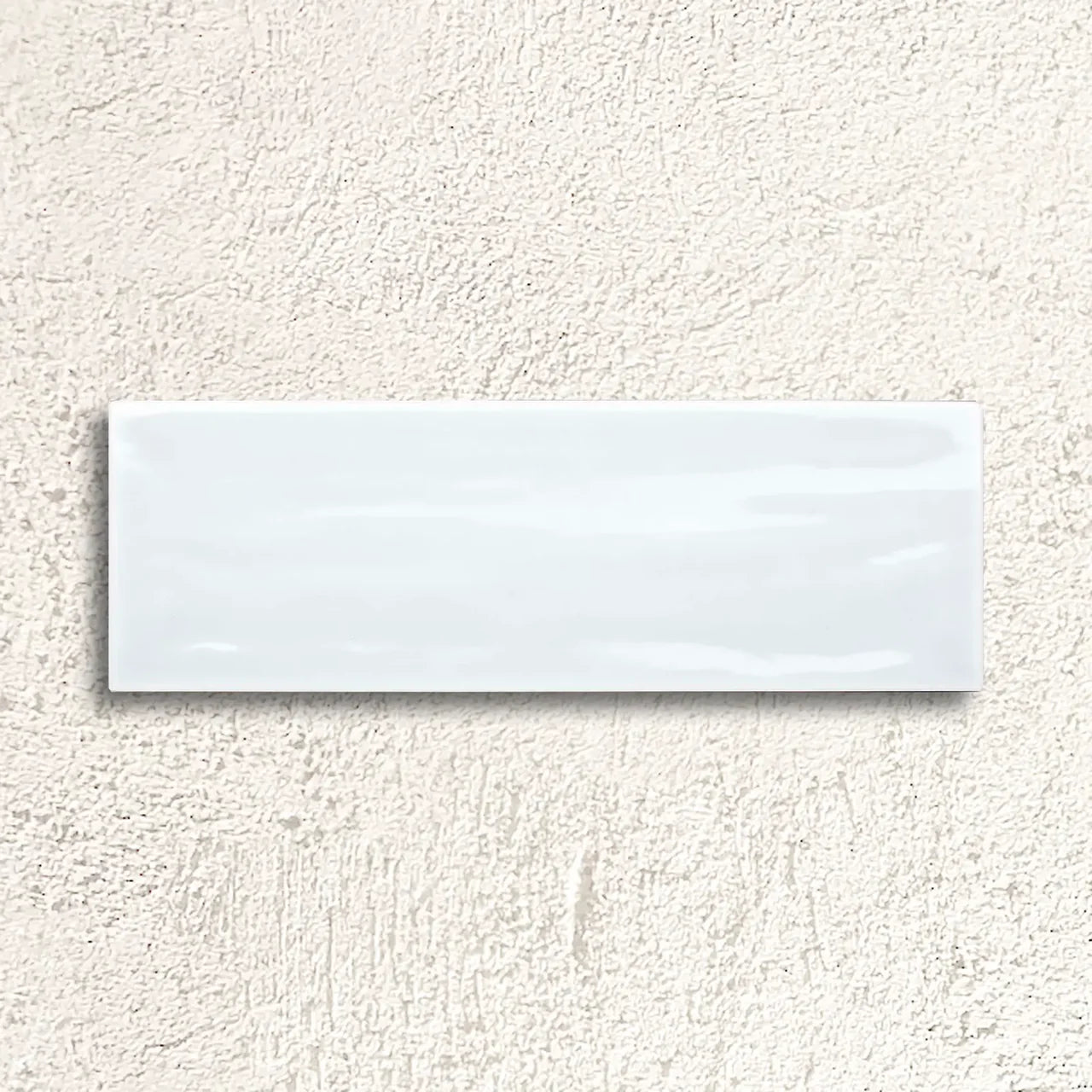 Aria Ice Gloss 10 x 30cm glazed ceramic metro tile face