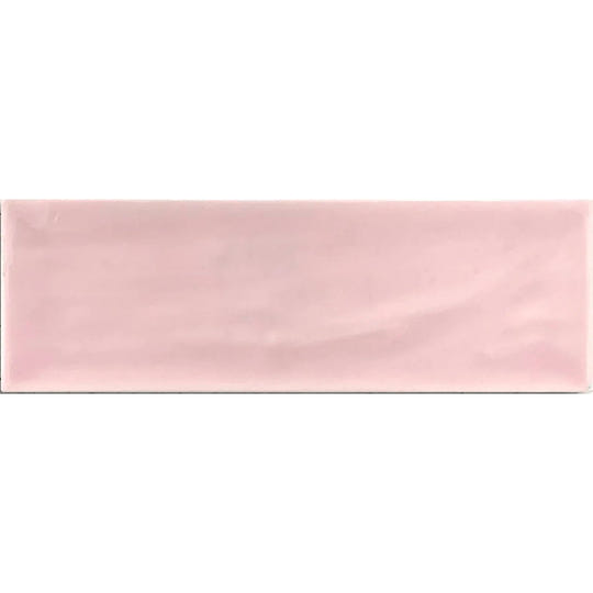 Aria Pink Gloss 10 x 30cm Ceramic Tile - alternate view