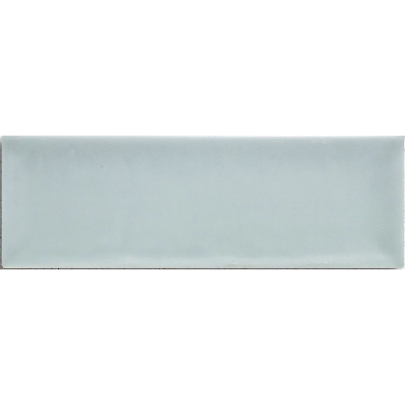 Aria Duck Egg Matt 10 x 30cm glazed ceramic metro tile face