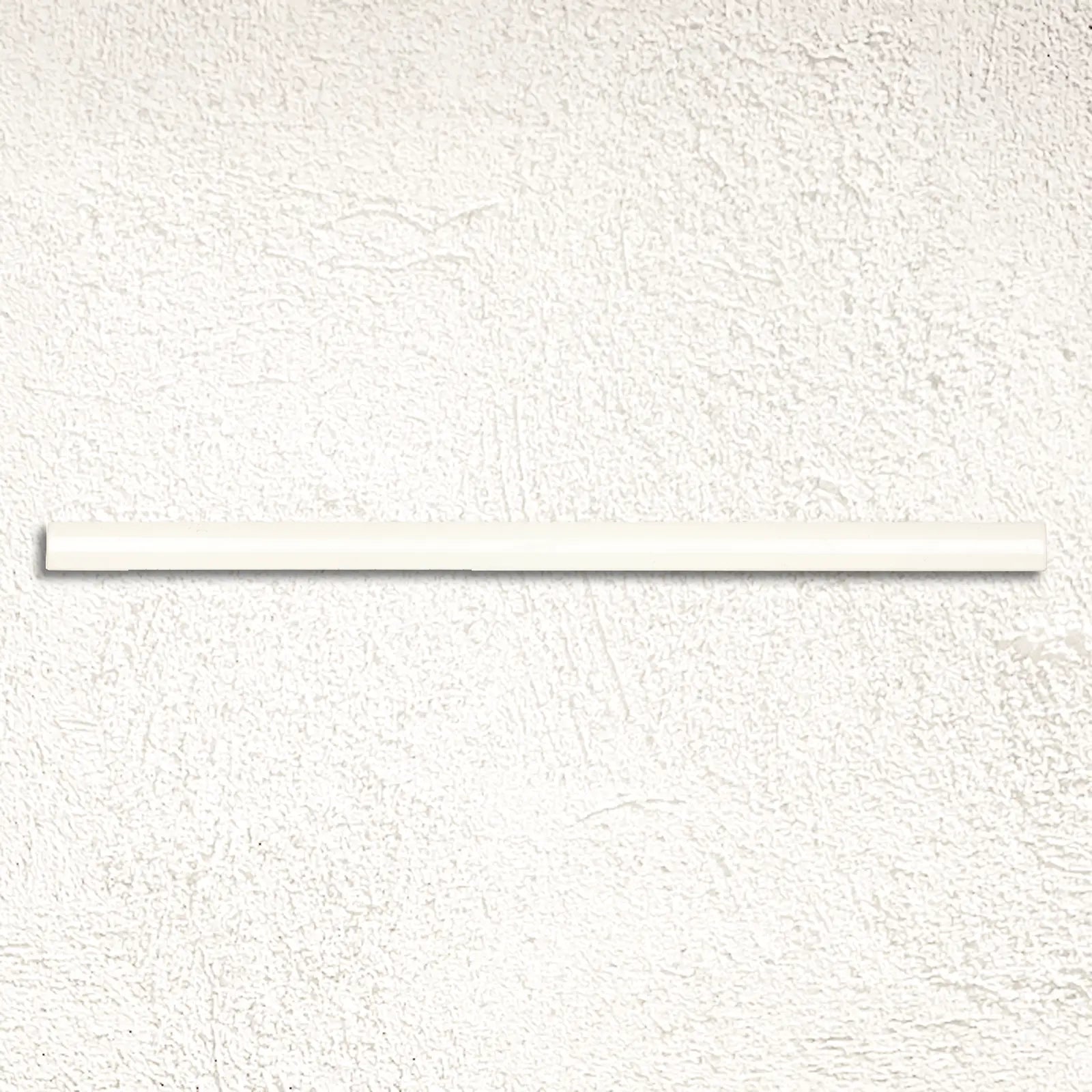 Aria Cream Gloss Quarter Round 1.5 x 30cm gloss ceramic trim face