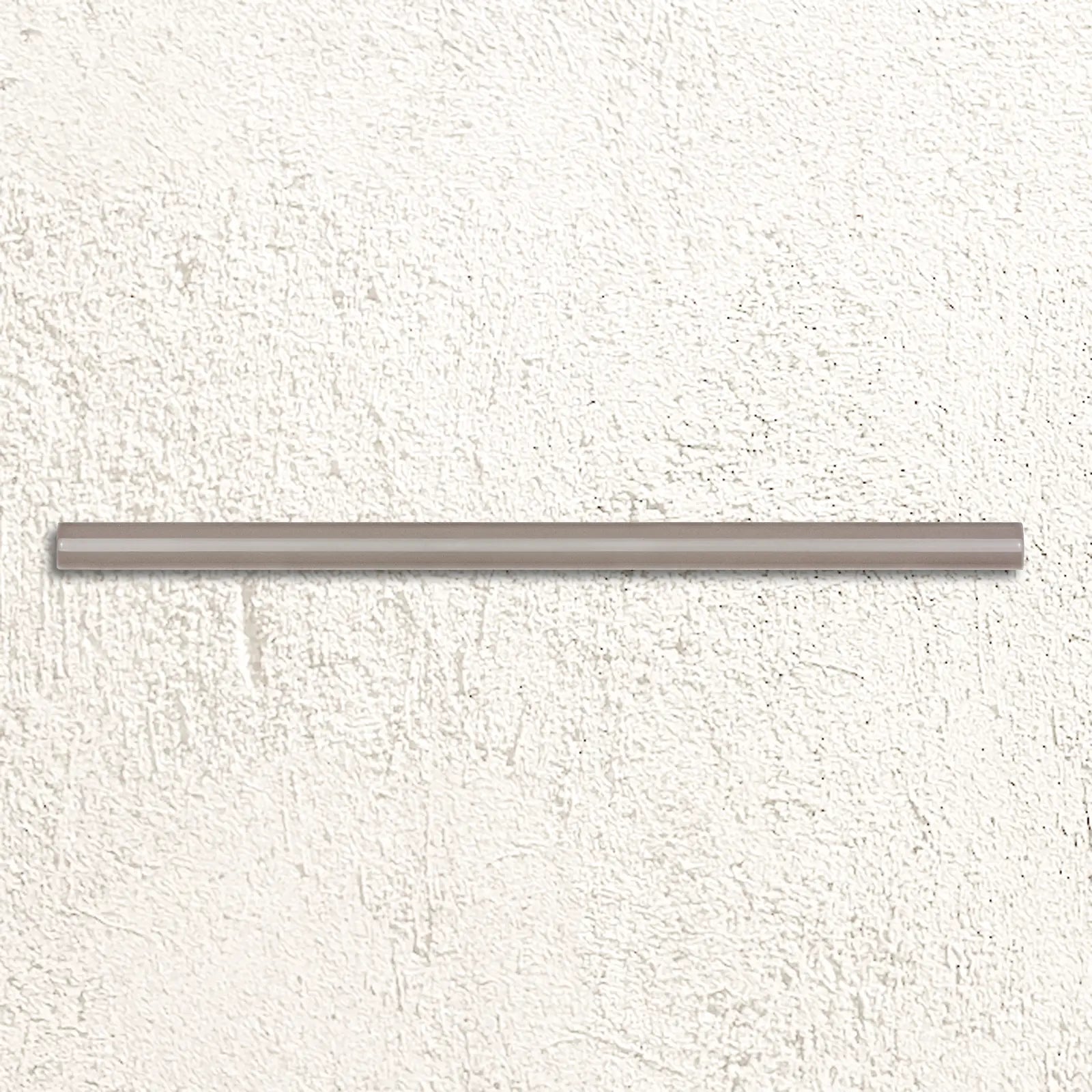 Aria Dark Brown Gloss Quarter Round 1.5 x 30cm gloss ceramic trim face