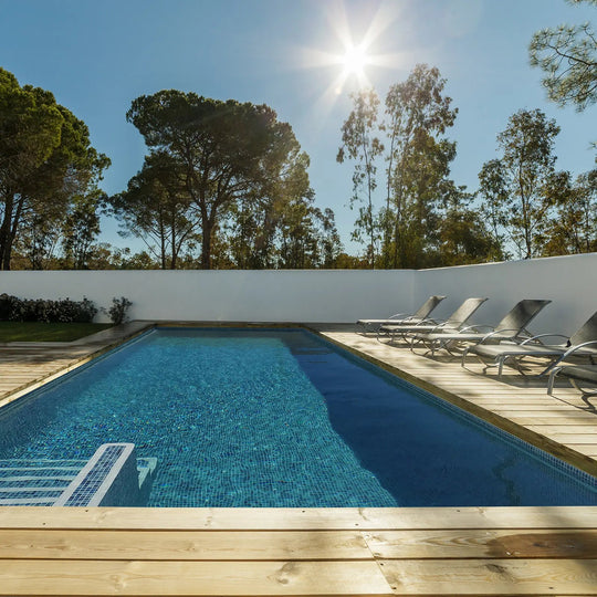Aquastyle Forest Blue Glass Mosaic