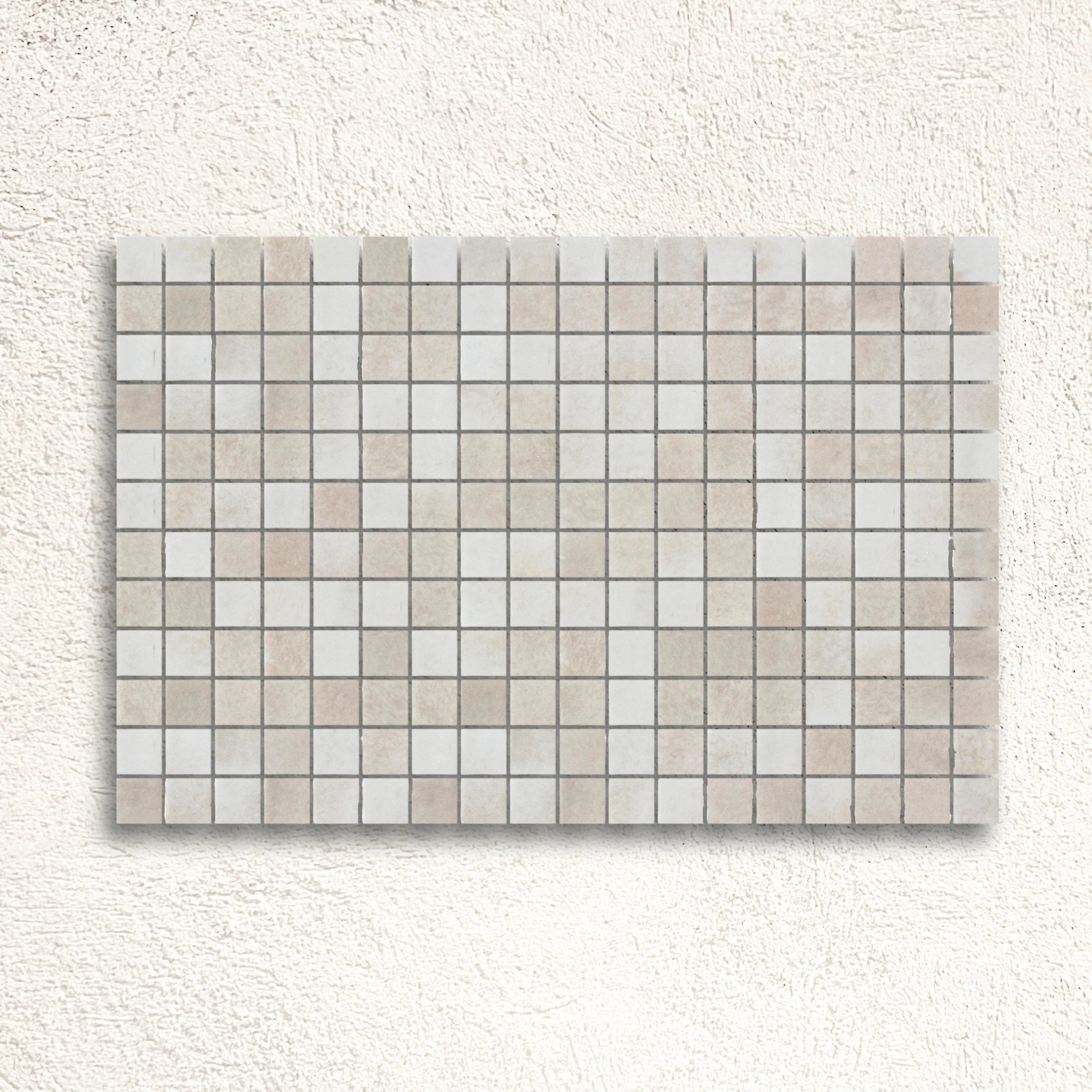 Fiji Sumatra Matte 31.1 x 41.7cm glass mosaic stone effect tile face