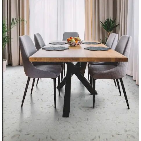 Hex XL Calacatta Gold Matte 28.6 x 28.4cm glass marble effect mosaic room setting
