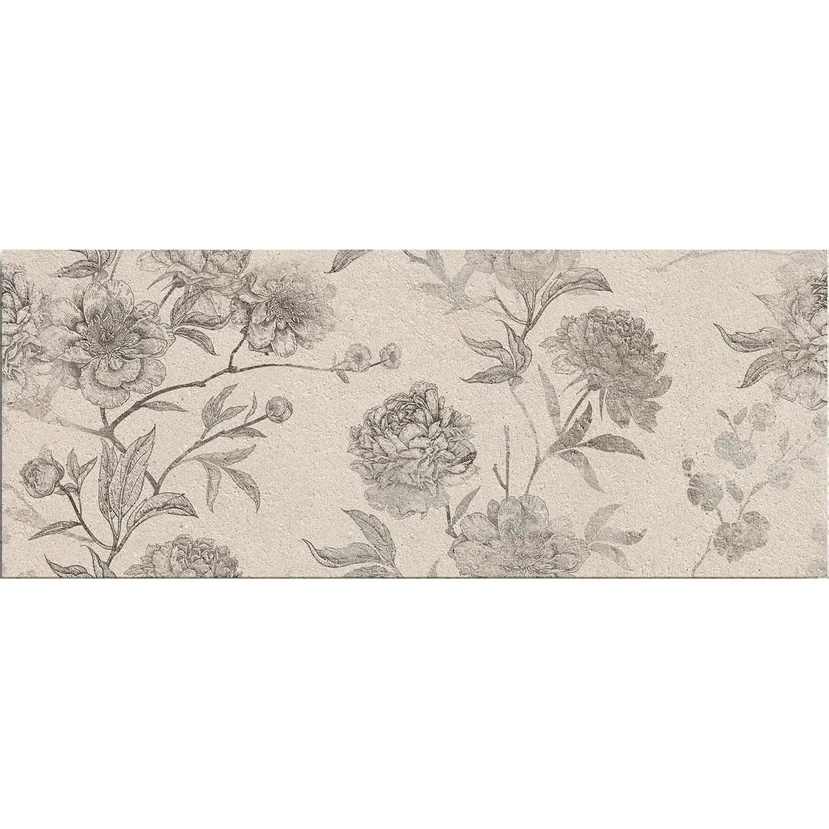 Borneo Sand Malone Decor 30 x 75cm ceramic patterned stone effect tile face