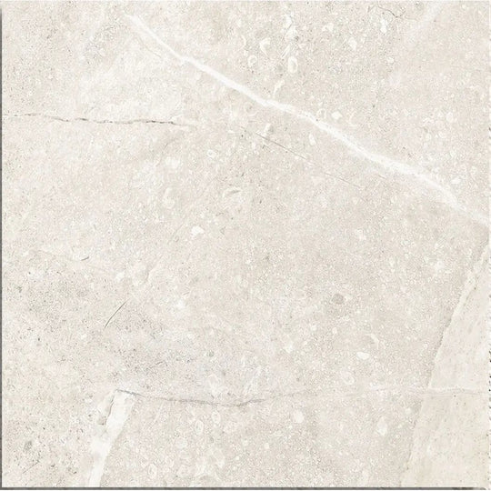 Arianne Almond 60 x 60cm glazed porcelain marble effect tile face