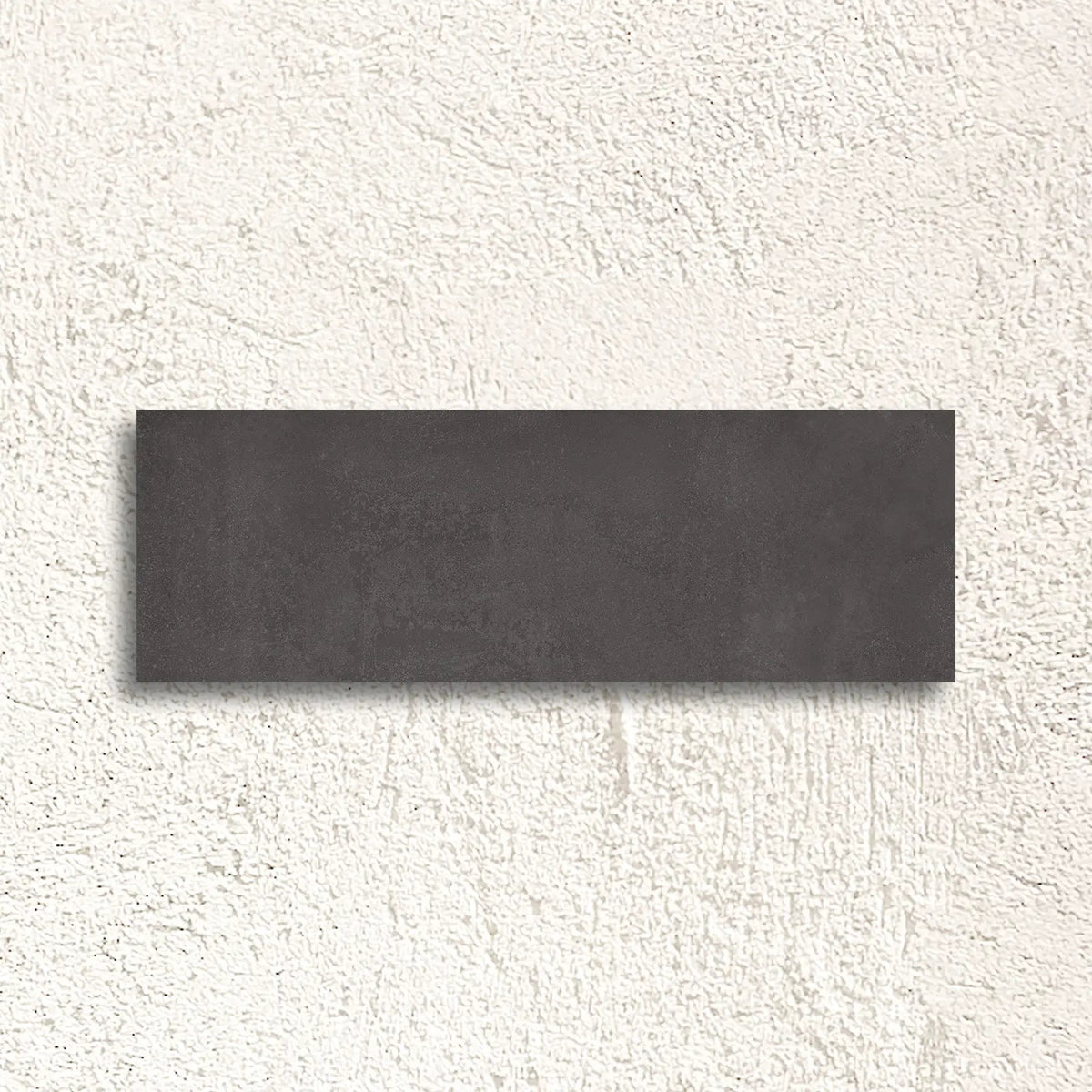 Neutra Antracite 30 x 90cm glazed ceramic concrete-effect wall tile face