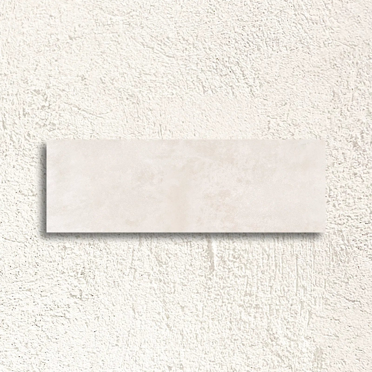 Neutra Cream 30 x 90cm glazed ceramic concrete-effect wall tile face