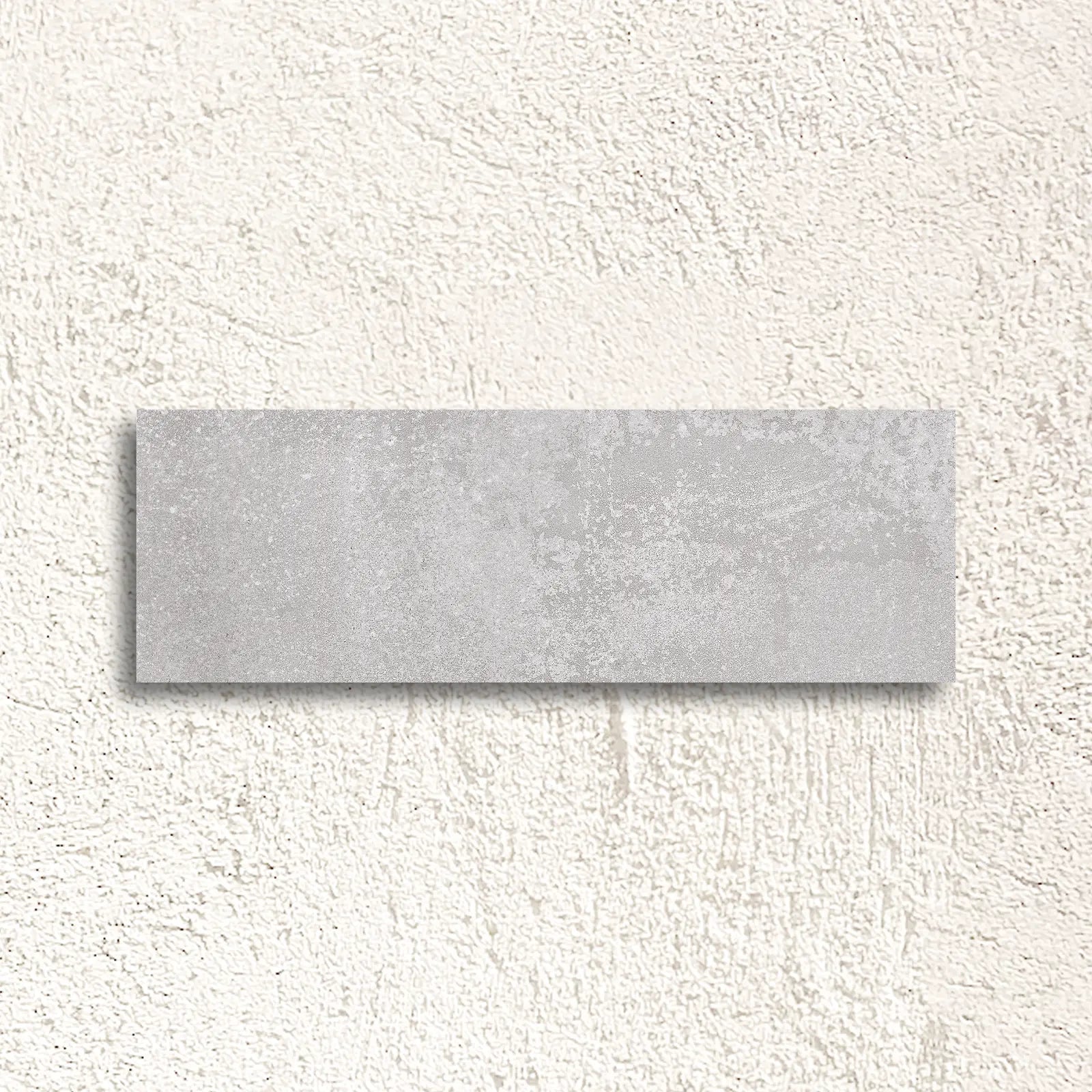 Neutra Pearl 30 x 90cm glazed ceramic concrete-effect wall tile face