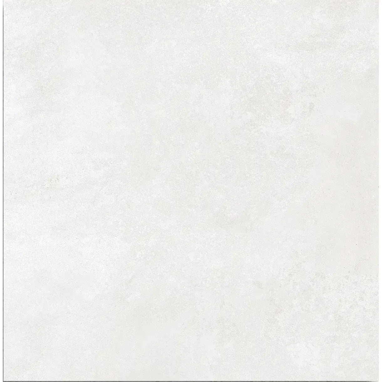 Neutra White Natural 60 x 60cm glazed porcelain concrete-effect tile face