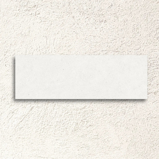 Granite White 30 x 90cm glazed ceramic stone effect tile face