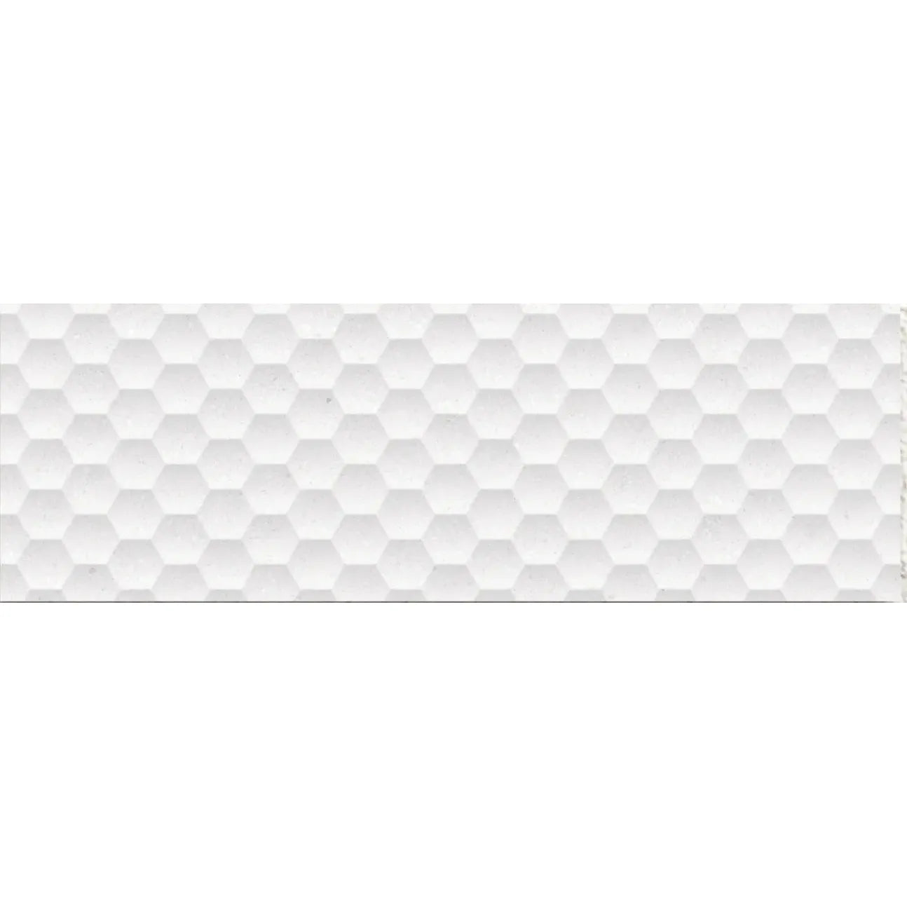 Granite White Eden Decor 30 x 90cm glazed ceramic stone effect decor tile face