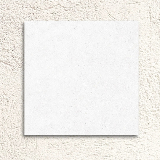 Granite White 60 x 60cm glazed porcelain stone effect tile face