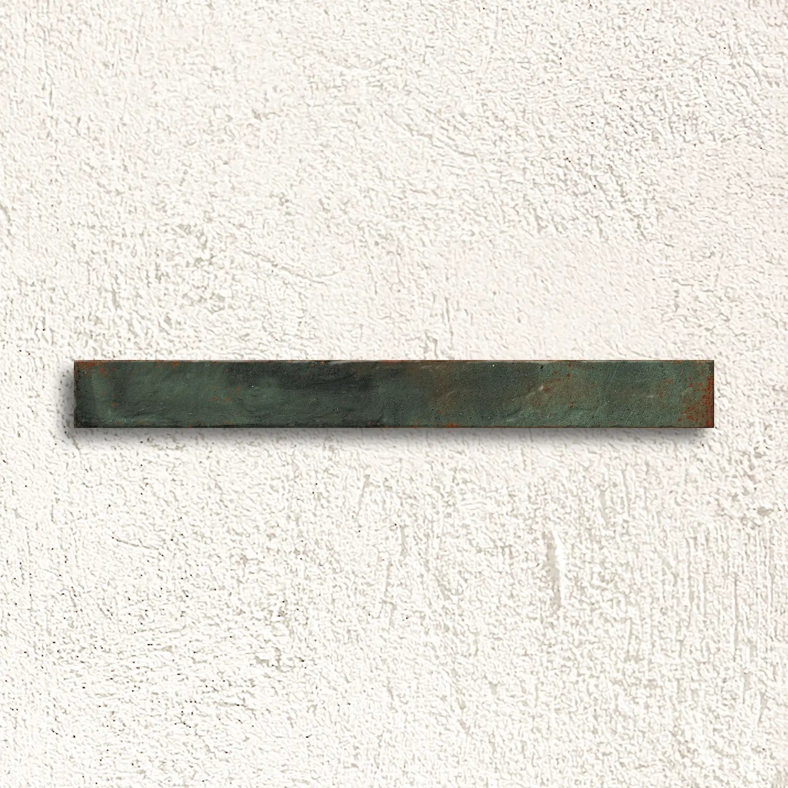 Genesi Green Brillo 4.8 x 45cm green gloss glazed porcelain brick tile face