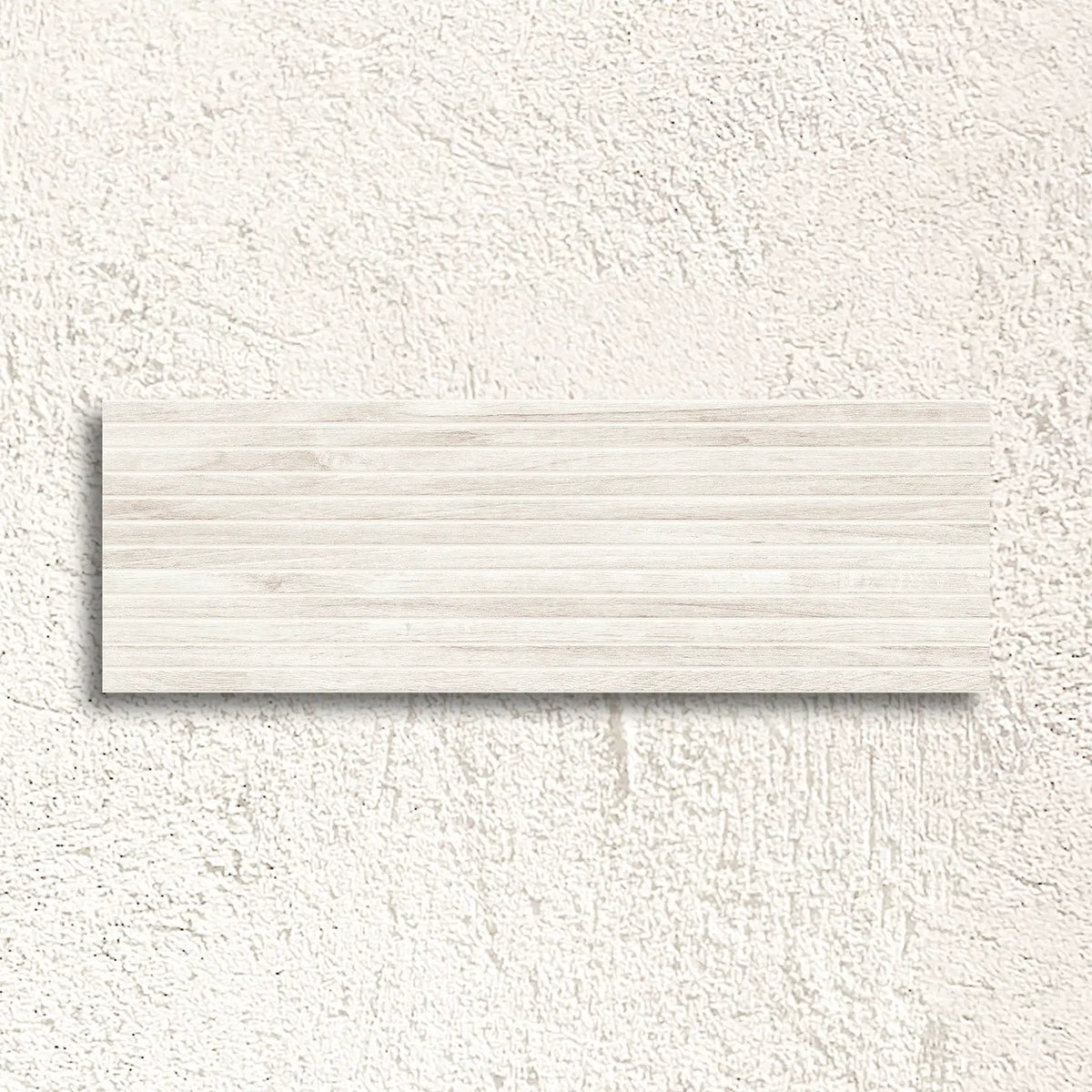Hannover Wood Dorian White 33 x 100cm ceramic wood effect tile face