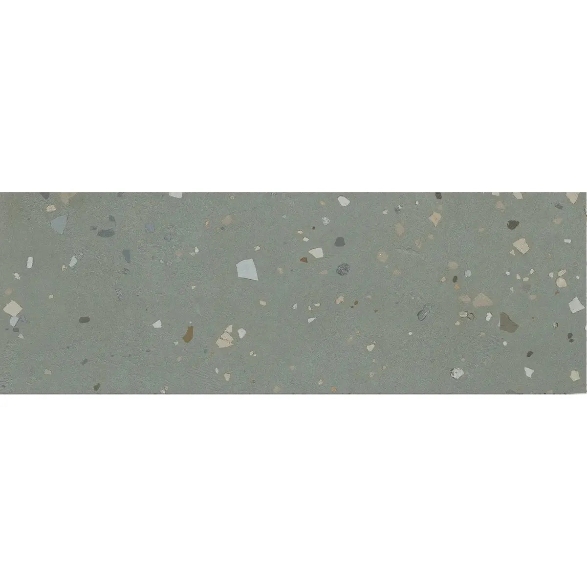 Happy Joy Mint 33 x 100cm ceramic terrazzo tile face