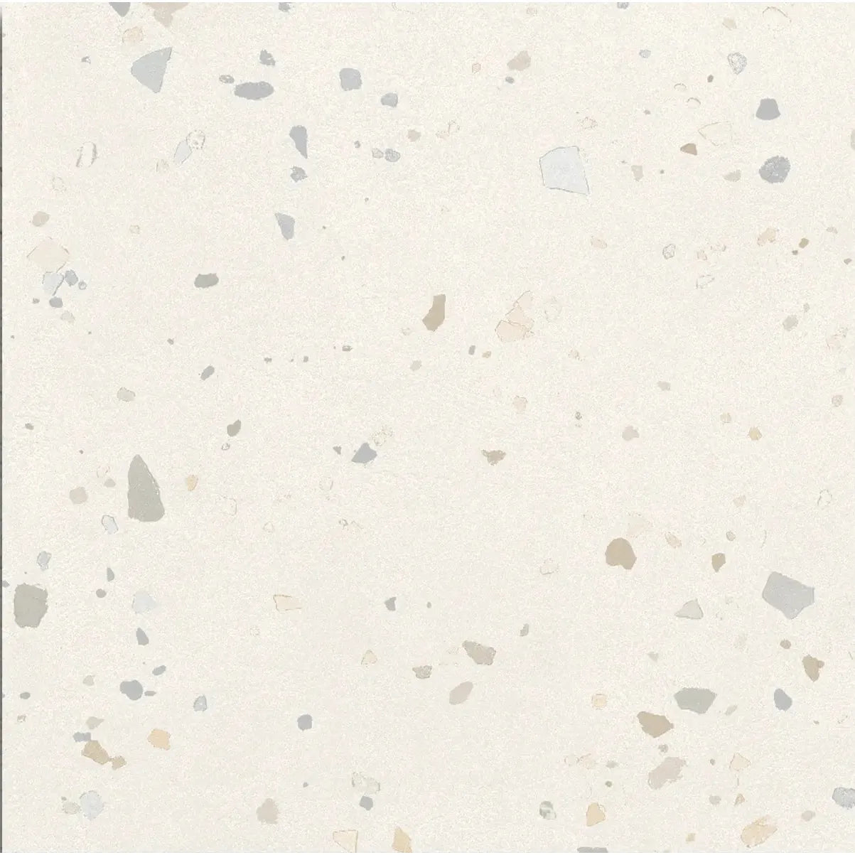 Happy Joy Ivory 60 x 60cm porcelain terrazzo tile face