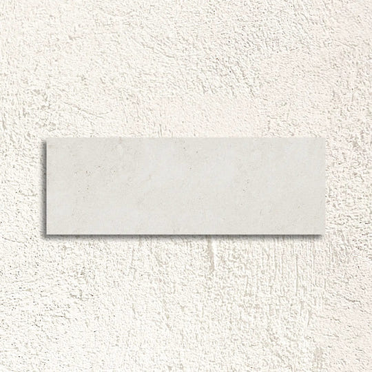 Serene Blanco 30 x 90cm glazed ceramic stone effect tile face
