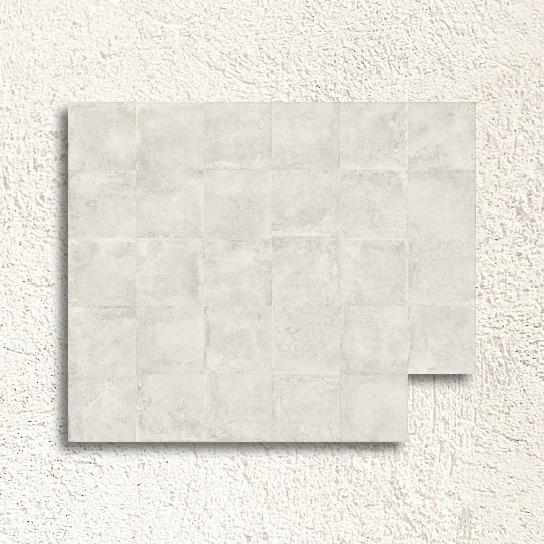 Mayfair Bone 60 x 60cm glazed porcelain tile room setting