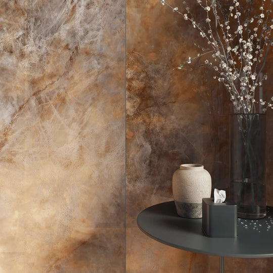 Opaline Shadow Polished 60 x 120cm Porcelain Tile - alternate view