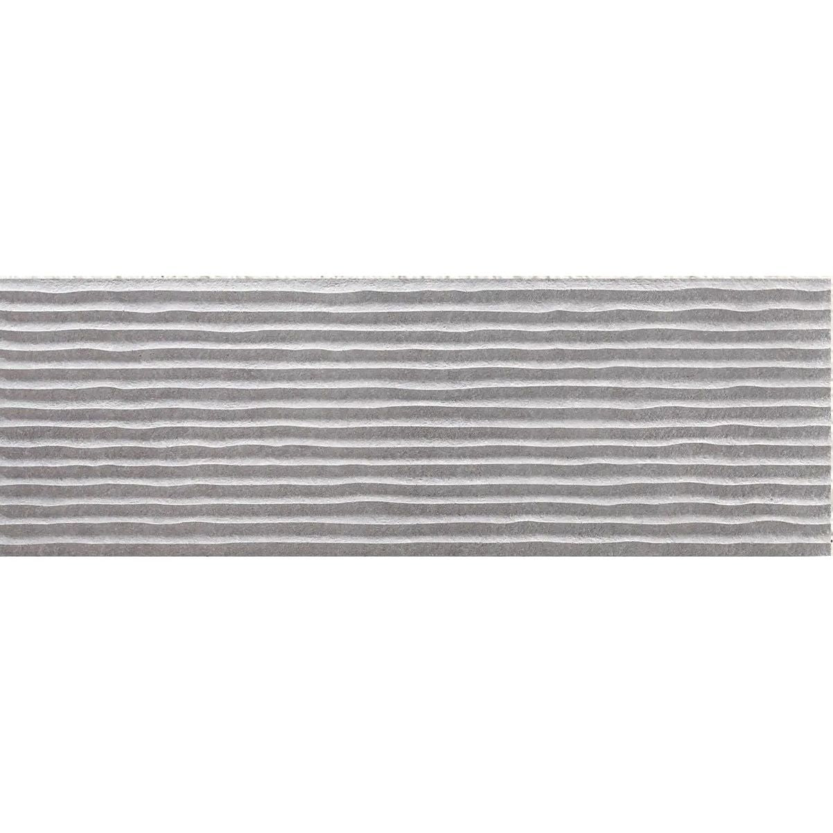 Light Stone Score Grey 30 x 90cm ceramic stone effect tile face