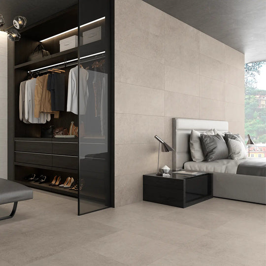 Wave Tortora Floor 60 x 60cm Porcelain Tile - alternate view