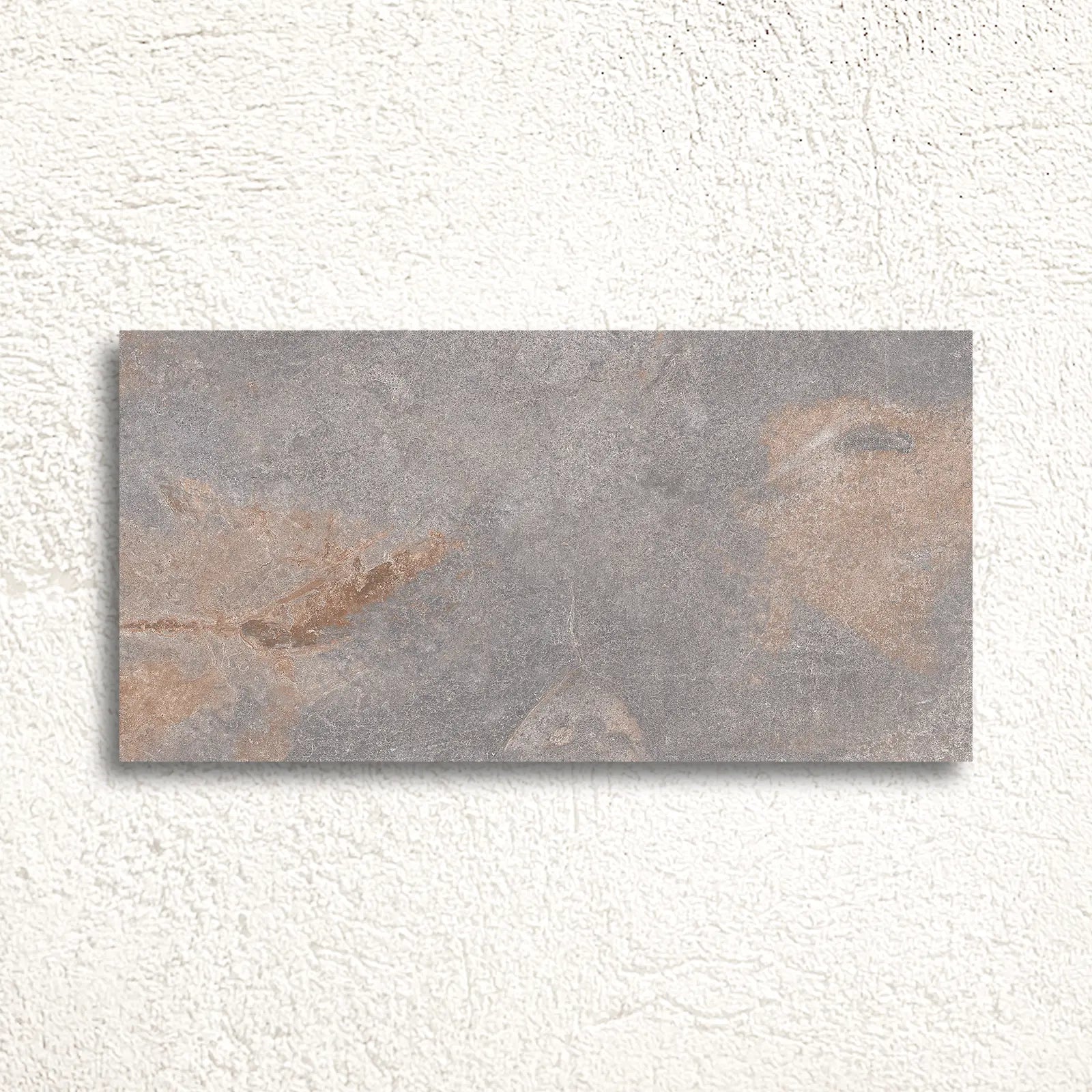 Cove Grey 30 x 60cm porcelain stone-effect tile face