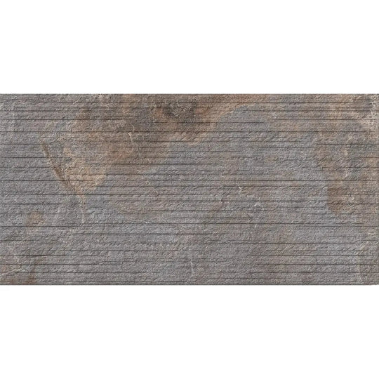 Cove Grey Décor 30 x 60cm Porcelain Tile - alternate view