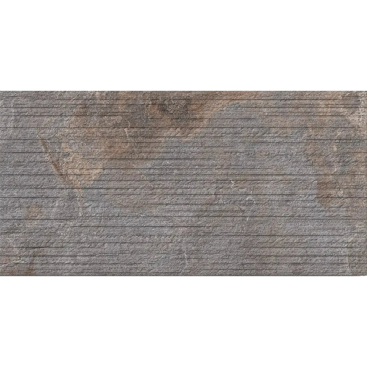 Cove Grey Décor 30 x 60cm Porcelain Tile – close-up detail