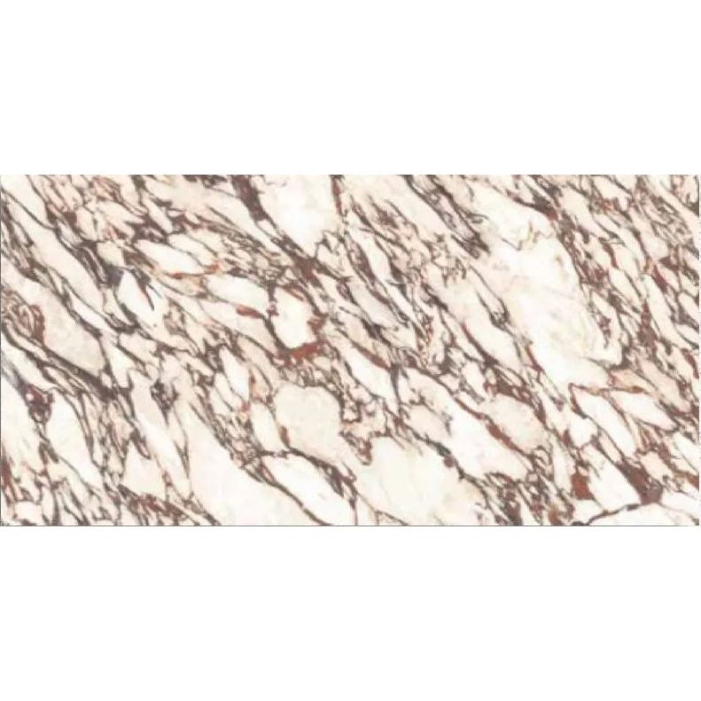 Novara Pavonazzetto marble effect porcelain tile face detail