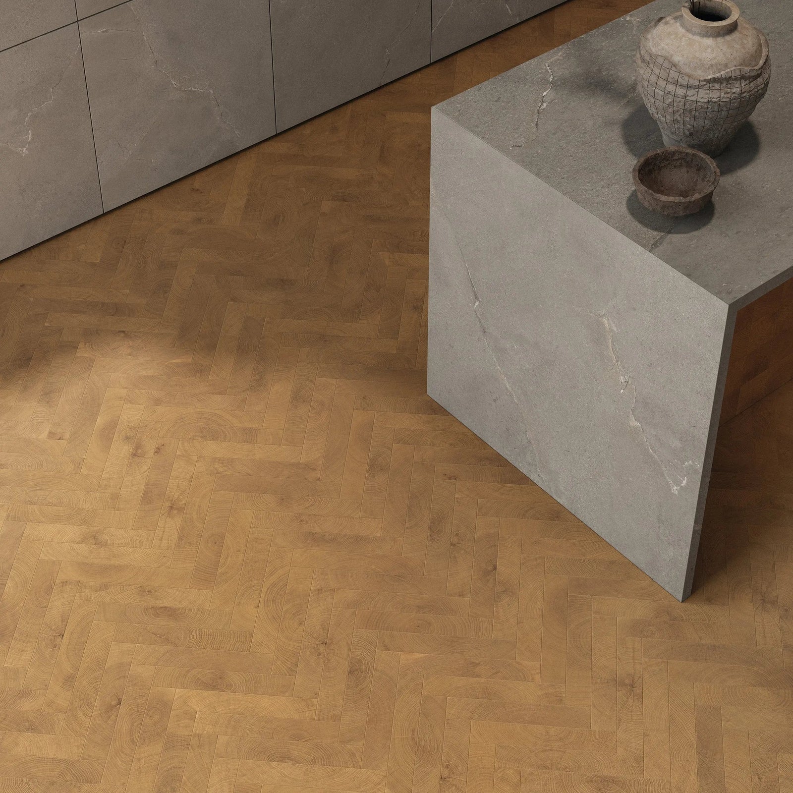 Fraser Walnut 5.3 x 30cm Porcelain Tile – detail view 3
