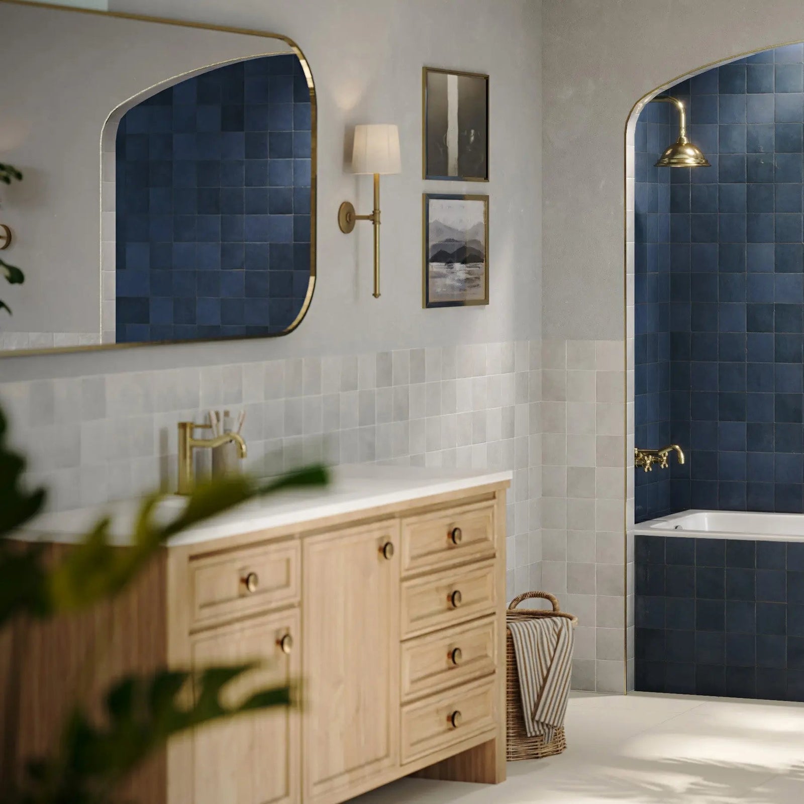 Taza Chalk 10 x 10cm Ceramic Tile – close-up detail