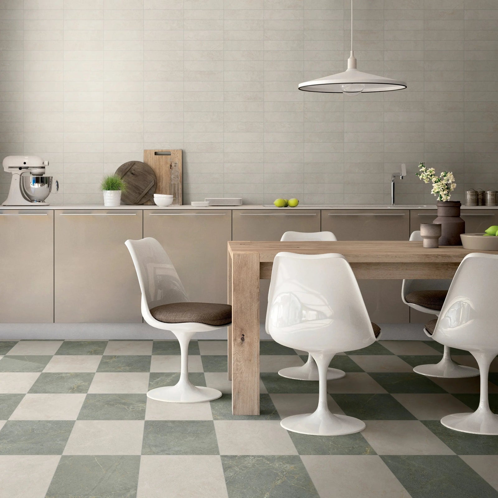 Atlas Jadestone 30 x 30cm Porcelain Tile in a bathroom setting