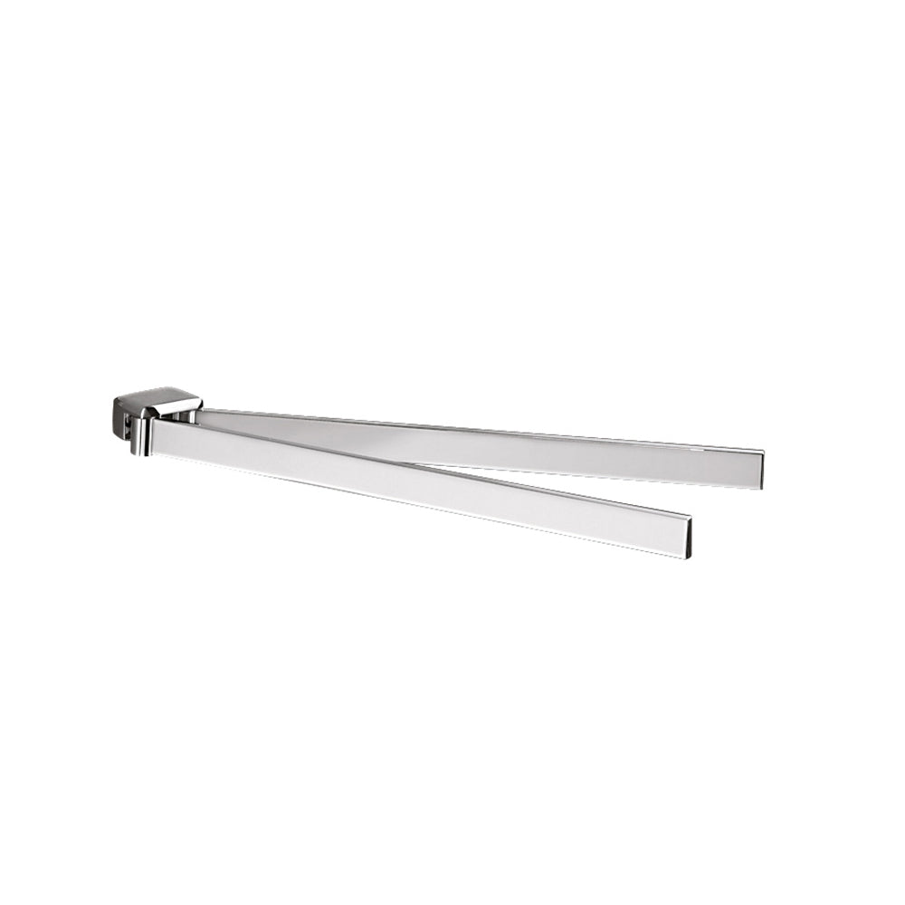 Lounge Swing Towel Rail in Chrome - Origins Living