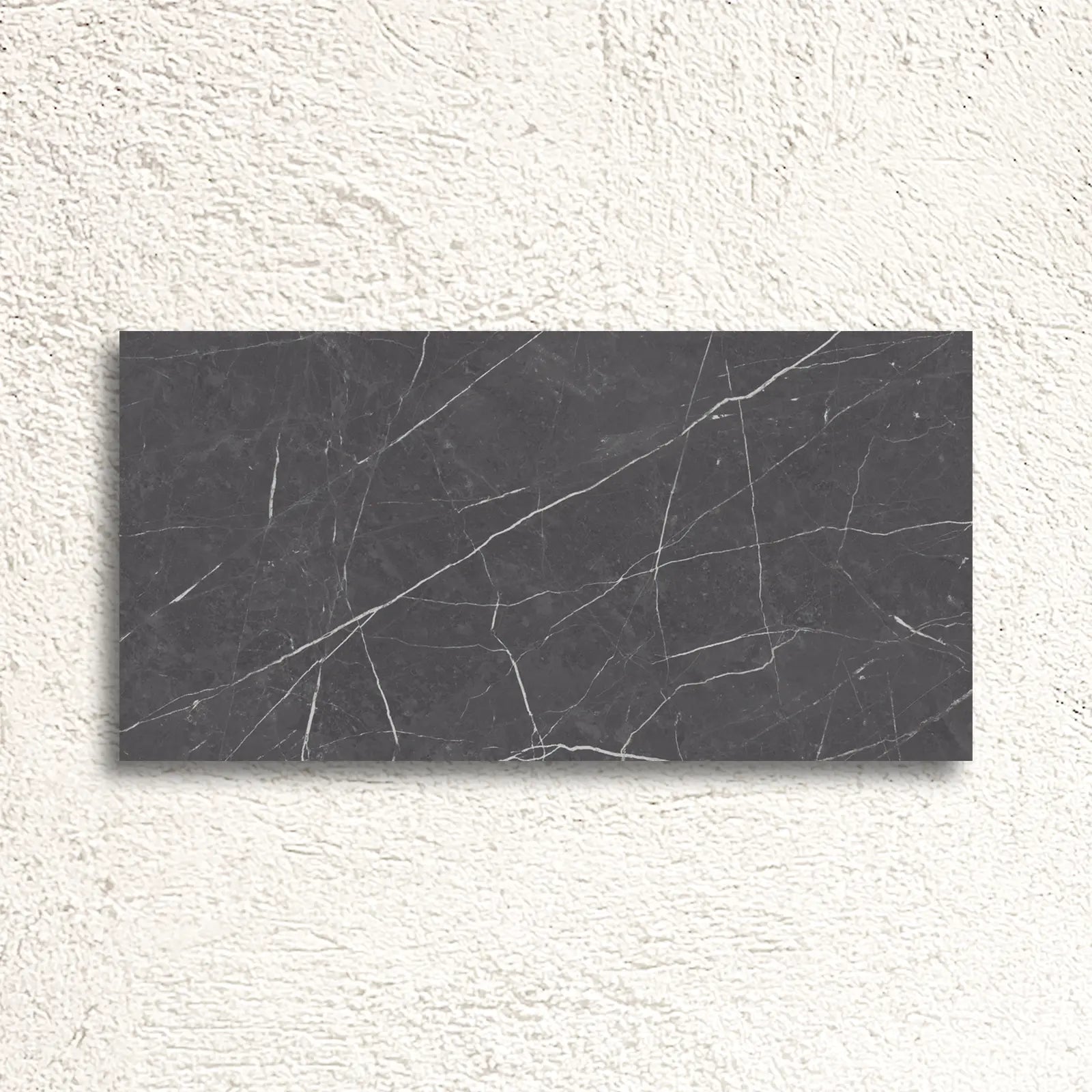 Muse Coal 30 x 60cm ceramic marble effect tile face