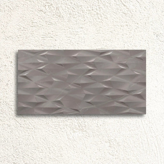 Muse Grey Prisma Decor 30 x 60cm Ceramic Tile - alternate view