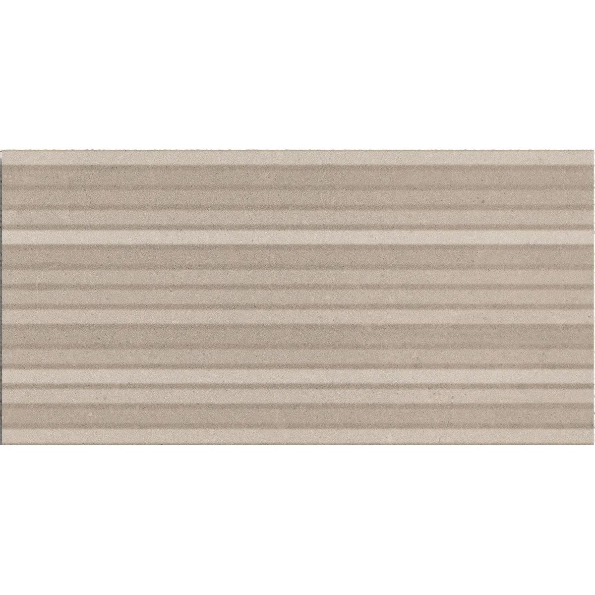 Athens Beige Struktura Décor 29.8 x 59.8cm glazed ceramic stone effect textured tile face