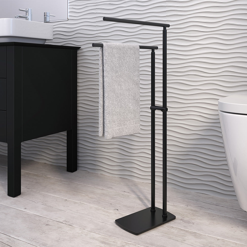 Florida Towel Stand in Black - Origins Living