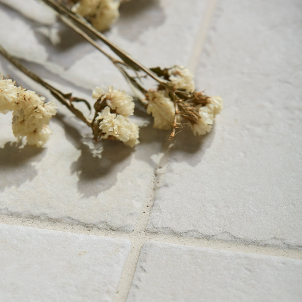 Abbey Porcelain Square Ivory Wall & Floor Tile 25x25cm - Matt - Cream & Beige